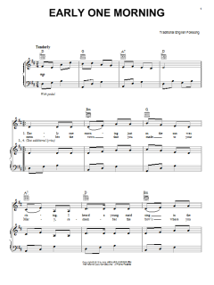 Early One Morning von Traditional (Download) 