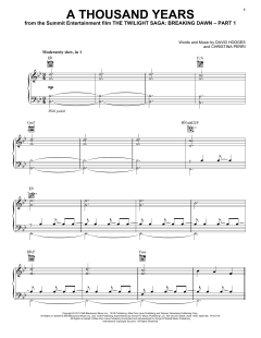 A Thousand Years von Christina Perri (Download) 