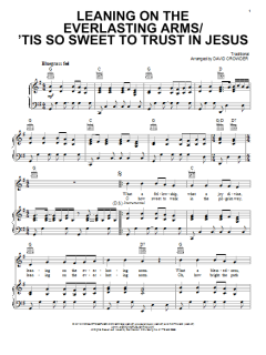 Leaning On The Everlasting Arms / 'Tis So Sweet To Trust In Jesus von Traditional (Download) 