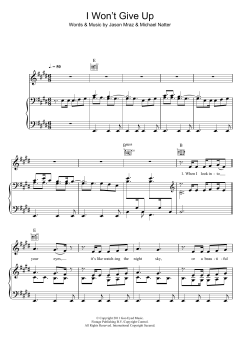 I Won't Give Up von Jason Mraz (Download) 