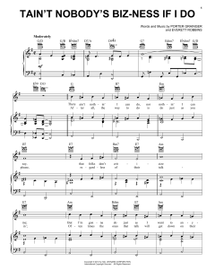 Tain't Nobody's Biz-ness If I Do von Bessie Smith (Download) 