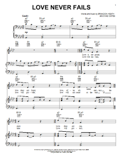 Love Never Fails von Brandon Heath (Download) 