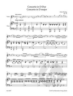 Concerto D-Dur op. 36 von Oskar Rieding 
