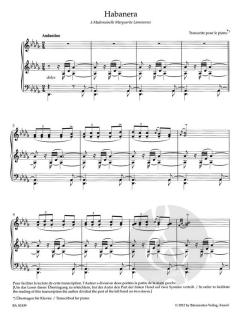 Habanera von Emanuel Alexis Chabrier (Download) 
