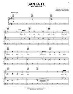 Santa Fe von Alan Menken (Download) 