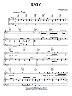 Easy von Lionel Richie (Download) 