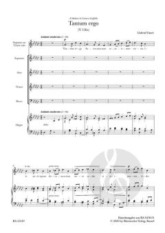 Tantum ergo N 156a von Gabriel Fauré (Download) 