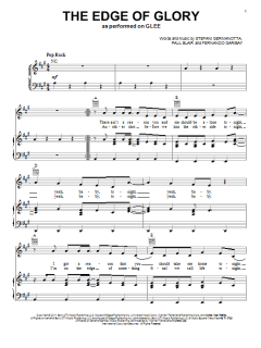 The Edge Of Glory von Glee Cast (Download) 