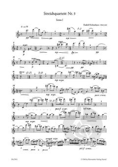 Streichquartett Nr. 3 von Rudolf Kelterborn (Download) 
