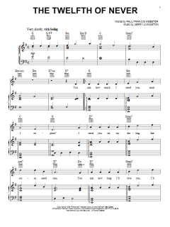 The Twelfth Of Never von Johnny Mathis (Download) 