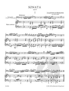 Sonate op. 50/3 von Joseph Bodin de Boismortier (Download) 