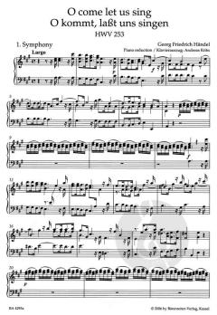 O kommt, lasst uns singen (Georg Friedrich Händel) 
