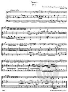 Jugendsonaten Heft 3 von Wolfgang Amadeus Mozart (Download) 