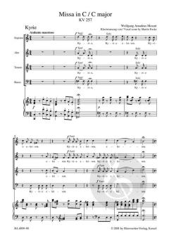 Missa KV 257 von Wolfgang Amadeus Mozart 