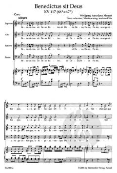 Benedictus sit Deus KV 117 (66a) (W.A. Mozart) 