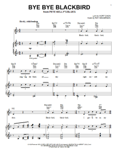 Bye Bye Blackbird von Mort Dixon (Download) 