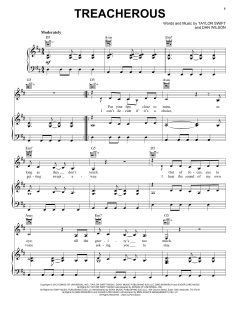 Treacherous von Taylor Swift (Download) 
