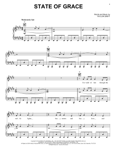 State Of Grace von Taylor Swift (Download) 