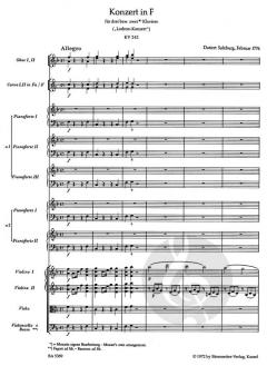 Klavierkonzert Nr. 7 F-Dur KV 242 von Wolfgang Amadeus Mozart 