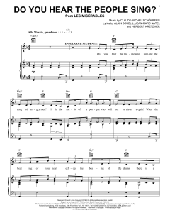 Do You Hear The People Sing? von Claude-Michel Schönberg (Download) 
