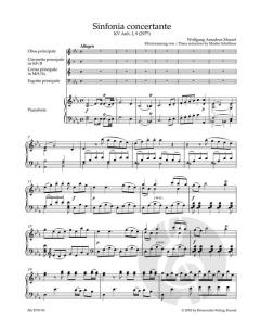 Sinfonia concertante Es-Dur KV Anh. I,9 (297b) von Wolfgang Amadeus Mozart (Download) 