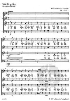 Weltliche Chormusik der Romantik (Download) 