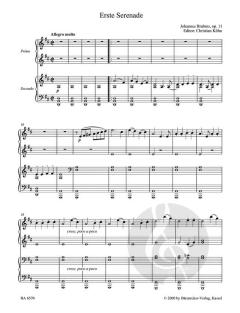 Serenade Nr. 1 op. 11 von Johannes Brahms 