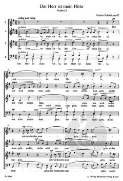 Lied-Motetten und Psalmen von Gustav Schreck (Download) 
