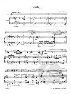 Sonata 1 von Manfred Trojahn (Download) 