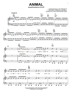 Animal von Glee Cast (Download) 