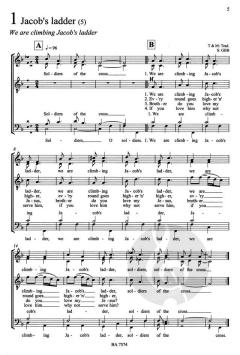 64 Spirituals a cappella 