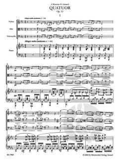 Quatuor pour piano, violon, alto et violoncelle en ut mineur, op. 15 (Gabriel Fauré) 