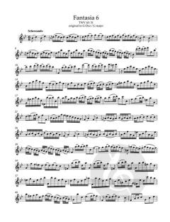 12 Fantasien für Viola da Gamba ohne Bass TWV 40:26-37 von Georg Philipp Telemann (Download) 