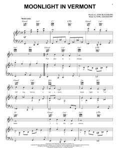Moonlight In Vermont von Frank Sinatra (Download) 