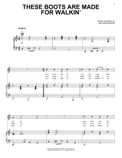 These Boots Are Made For Walkin' von Nancy Sinatra (Download) 