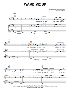 Wake Me Up von Ed Sheeran (Download) 