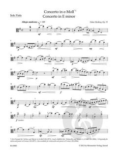 Concerto h-Moll op. 35 von Oskar Rieding 