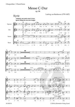 Messe C-Dur op. 86 von Ludwig van Beethoven (Download) 