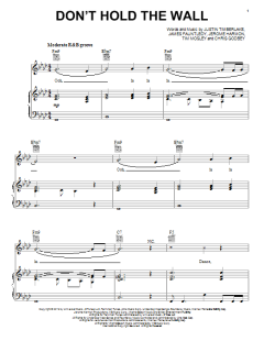 Don't Hold The Wall von Justin Timberlake (Download) 