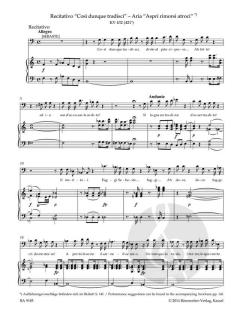 Konzertarien für Bass von Wolfgang Amadeus Mozart 