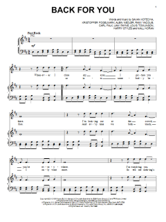 Back For You von One Direction (Download) 