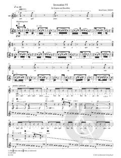invocation VI für Sopran und Bassflöte von Beat Furrer (Download) 