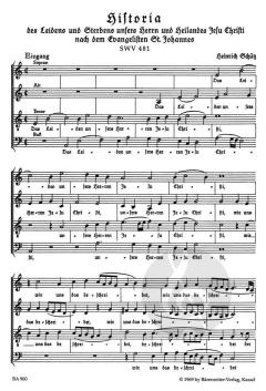 Johannes-Passion SWV 481 von Heinrich Schütz (Download) 
