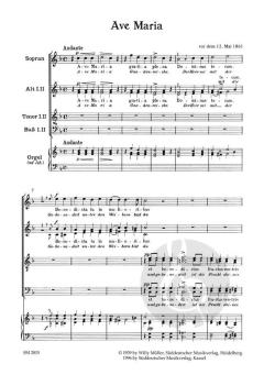 Geistliche Gesänge für gemischten Chor von Anton Bruckner (Download) 