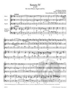6 Sonaten Heft 4 (Sonate IV) ZWV 181/4 von Jan Dismas Zelenka (Download) 