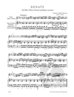 Sonate D-Dur von Johann Joachim Quantz (Download) 