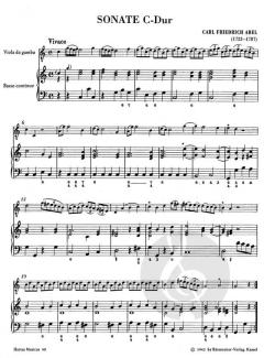 6 Sonaten Heft 2 von Carl Friedrich Abel (Download) 