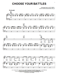 Choose Your Battles von Katy Perry (Download) 