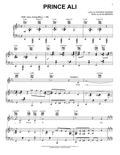 Prince Ali von Alan Menken (Download) 