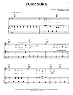 Your Song von Elton John (Download) 